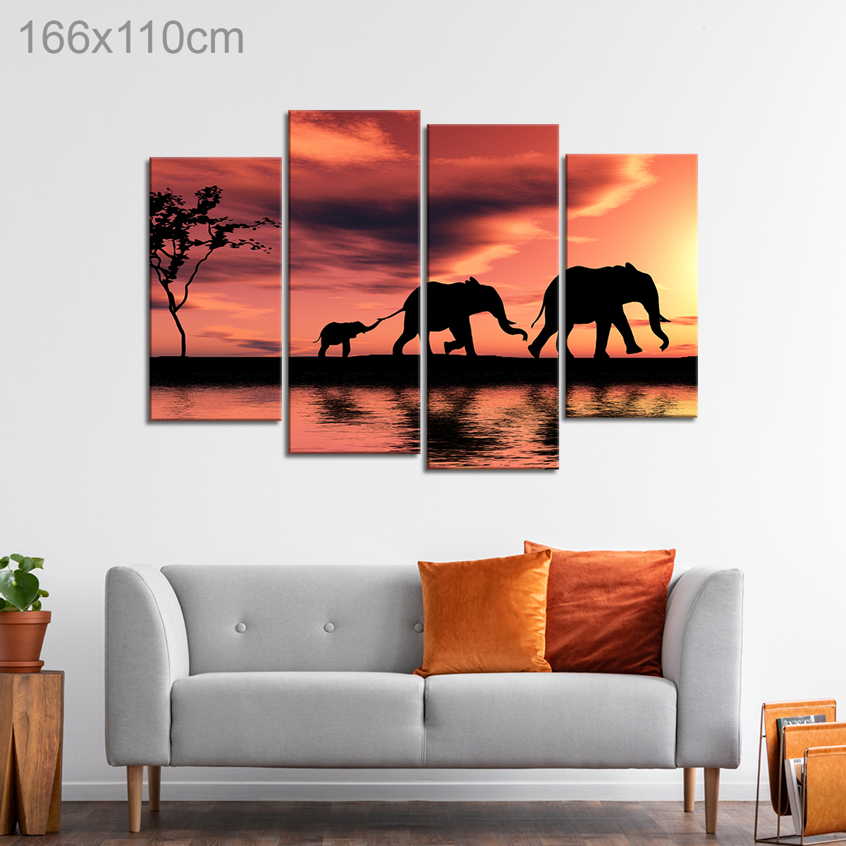 Elephant Silhouettes
