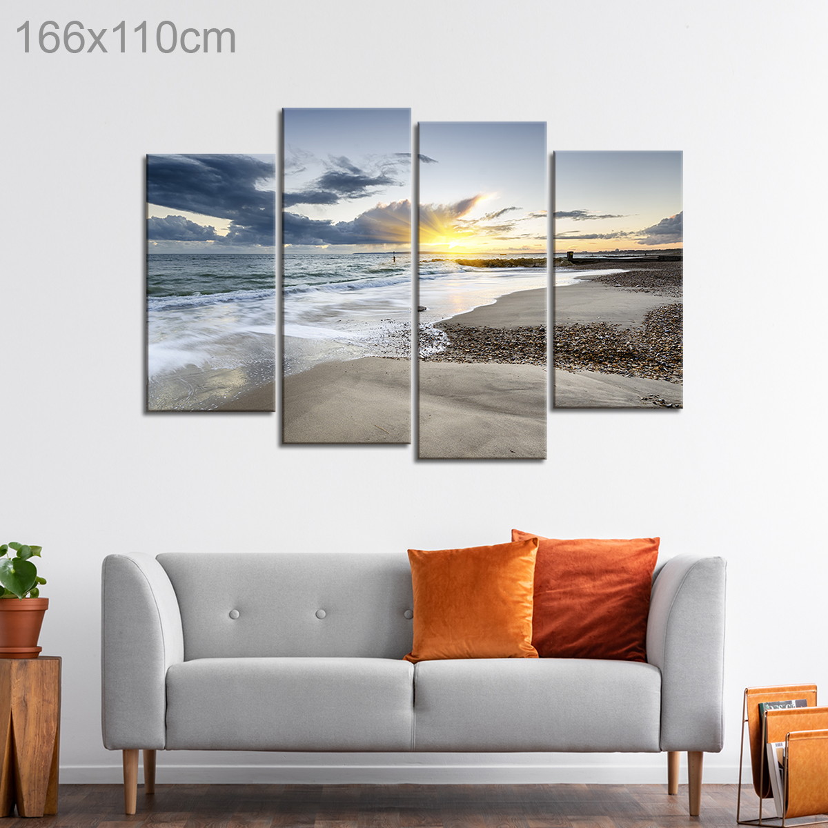 Beach at Hengistbury Head Next To Bournemouth, Dorset