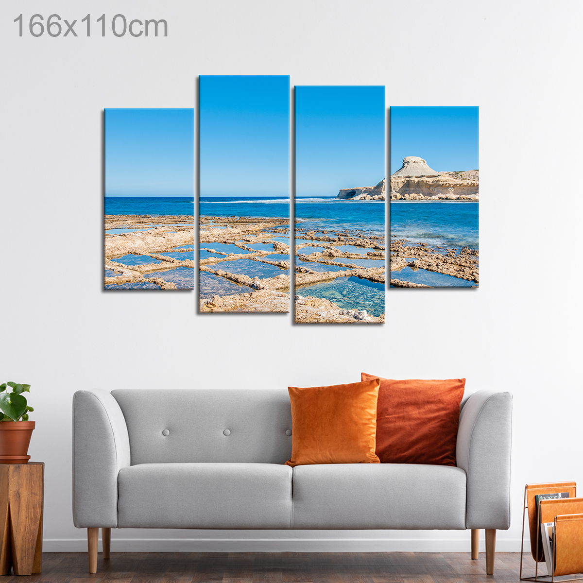 Salt Pans next to Qbajjar, Gozo