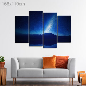 Space View over a Lake