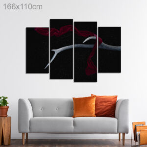 Antlers with Scarf in a Galaxy