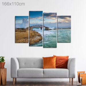 Breakwater Bridge in Valletta, Malta