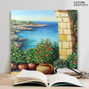 Flower Pot with a View