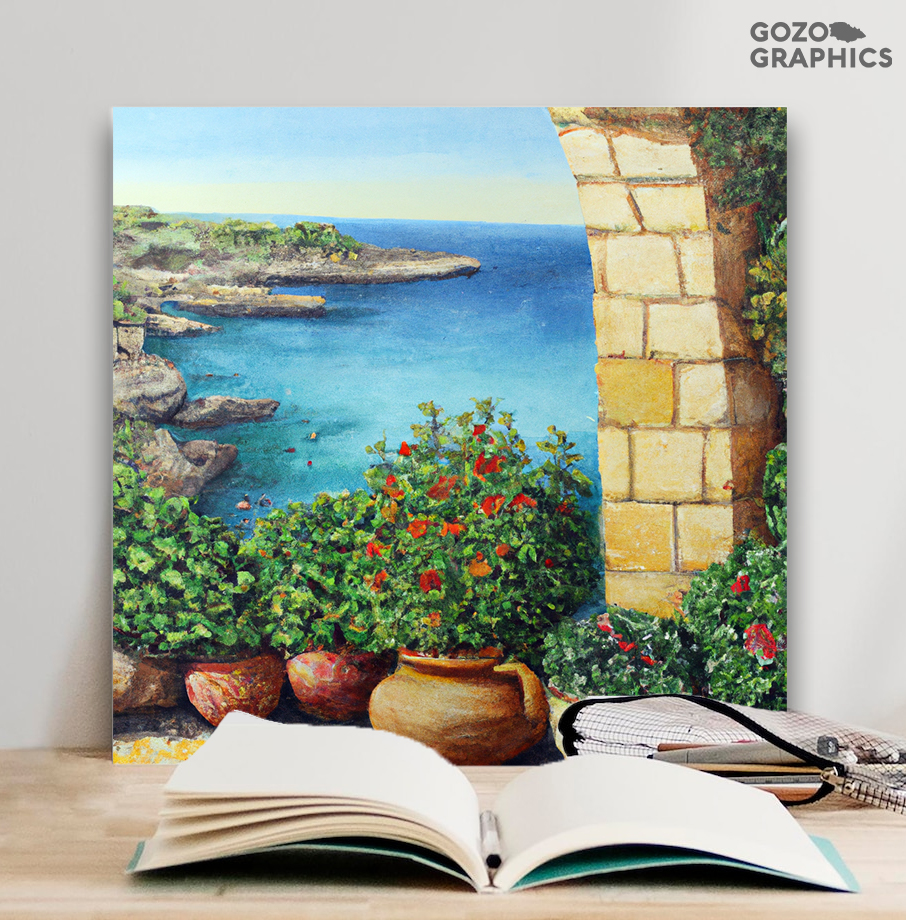 Flower Pot with a View