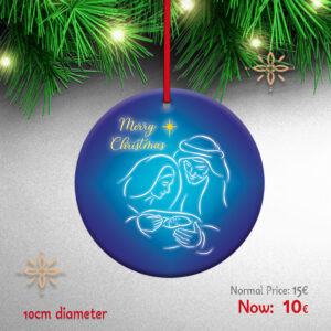 Nativity Merry Christmas Bauble