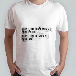 People that don't know me