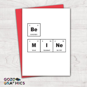 Be M I Ne! Greeting card