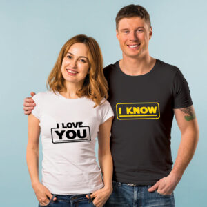 ❤ I Love you, I know. Couple T-Shirts