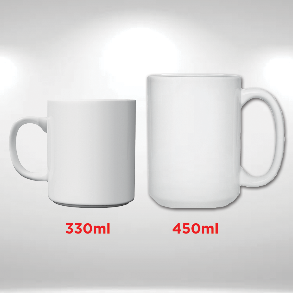 Custom 450ml Extra-Large Mug | White - Image 3