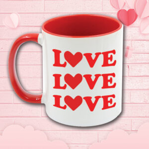 ❤ Love, Love, Love mug