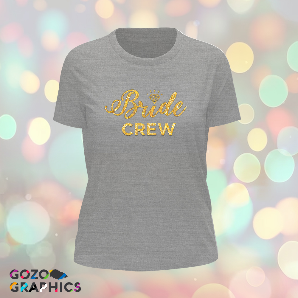 💎Bride Crew T-Shirts - Image 3