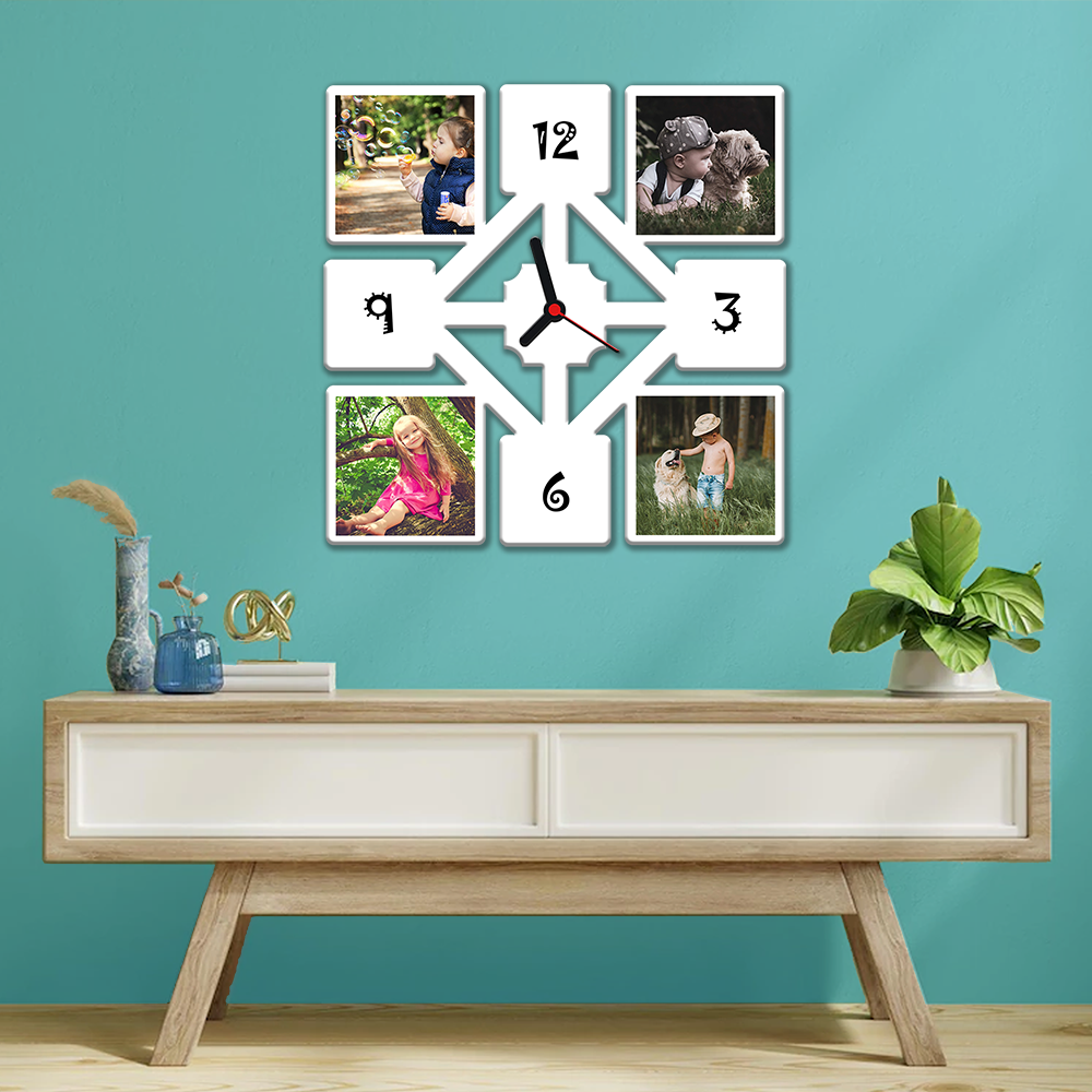 Azimuth - Wall photo clock - Image 4