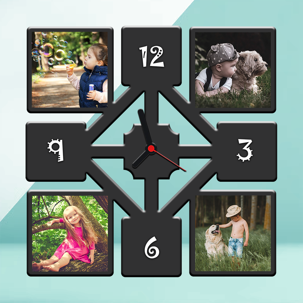 Azimuth - Wall photo clock