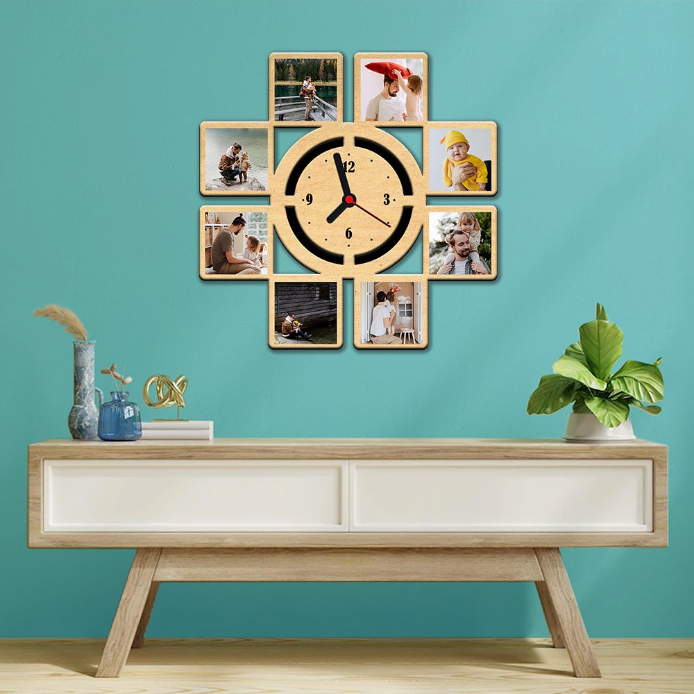 Double Cross - Wall photo clock - Image 4