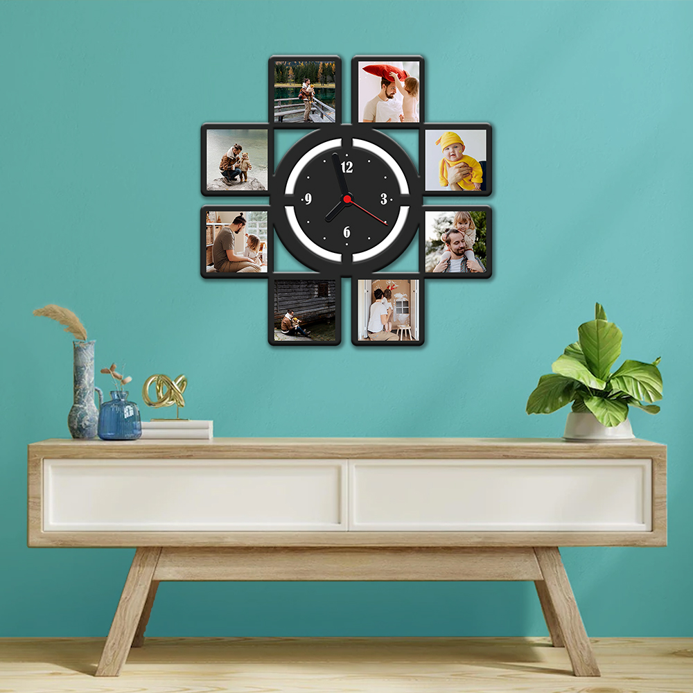 Double Cross - Wall photo clock - Image 2