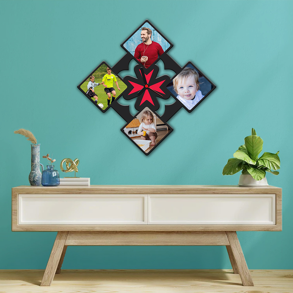 Maltese Cross - Wall photo clock - Image 2