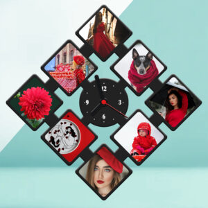 Diamond - Wall photo clock