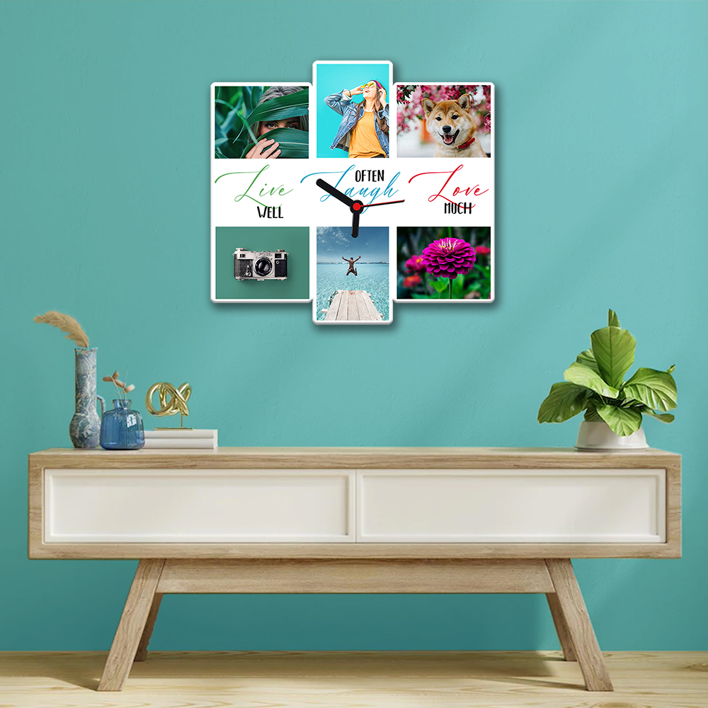 Live, Laugh and Love - Wall photo clock - Image 3