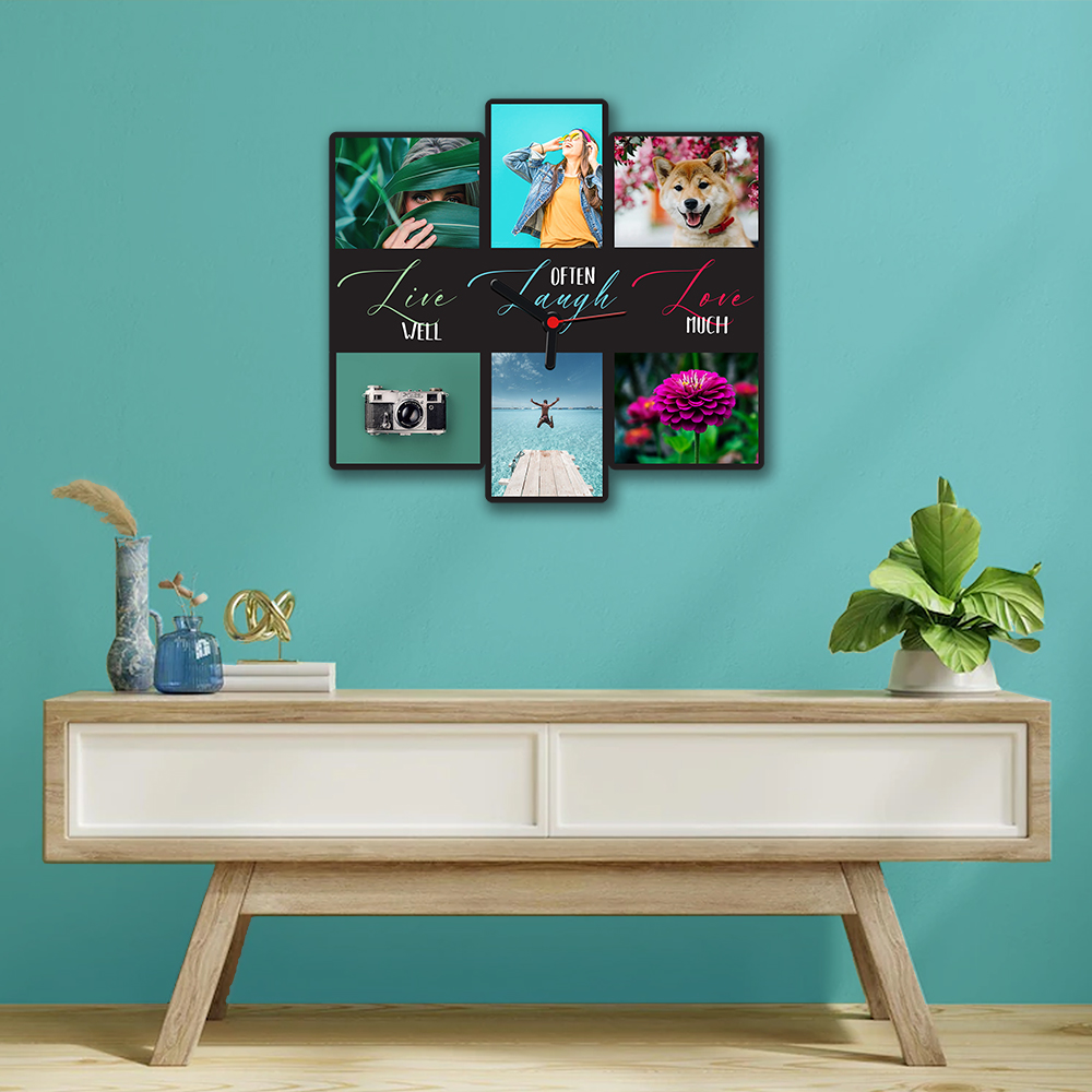 Live, Laugh and Love - Wall photo clock - Image 2