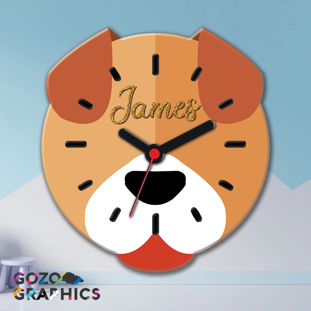 🐾Dog - animals clock