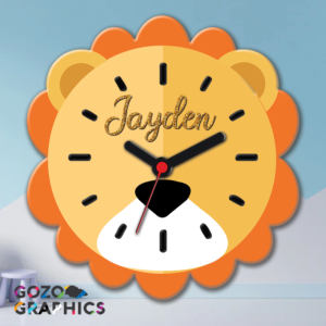 🐾Lion - animals clock