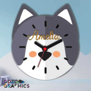 🐾Wolf- animals clock