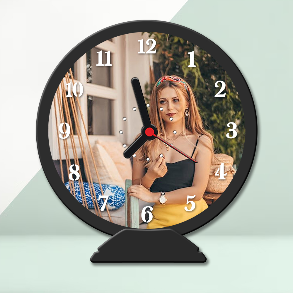 Laser cut desktop customizable clock - Image 2