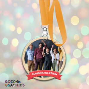 Photo Ribbon - Wood medal