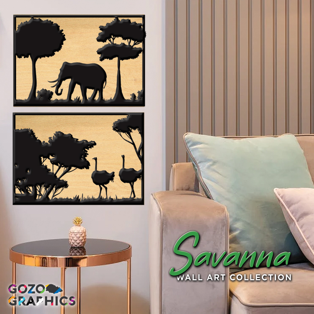🐾 Ostrich - Savanna Wall art - Image 2