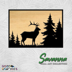 🐾 Deer - Savanna Wall art