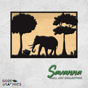 🐾 Elephant - Savanna Wall art