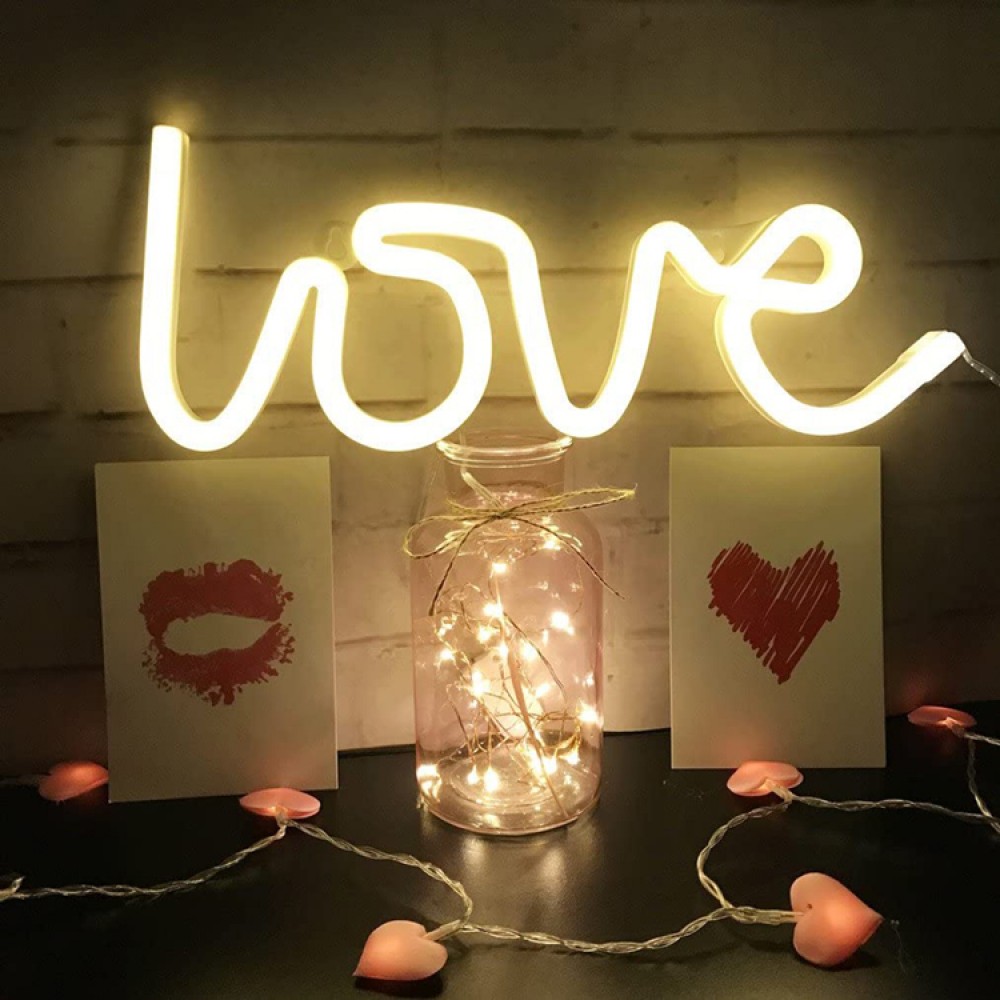 Love Warm white Neon Sign 35cm wide - Image 3