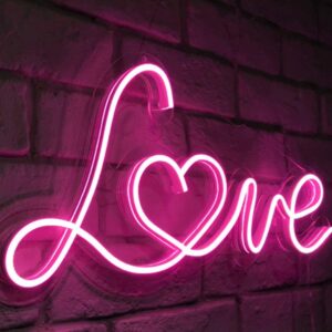 Love heart Neon Sign - 50cm wide