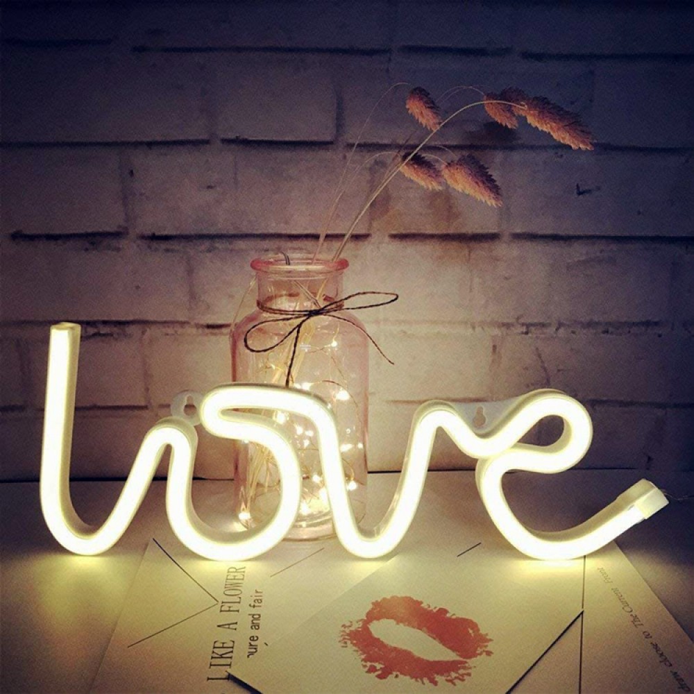 Love Warm white Neon Sign 35cm wide - Image 2
