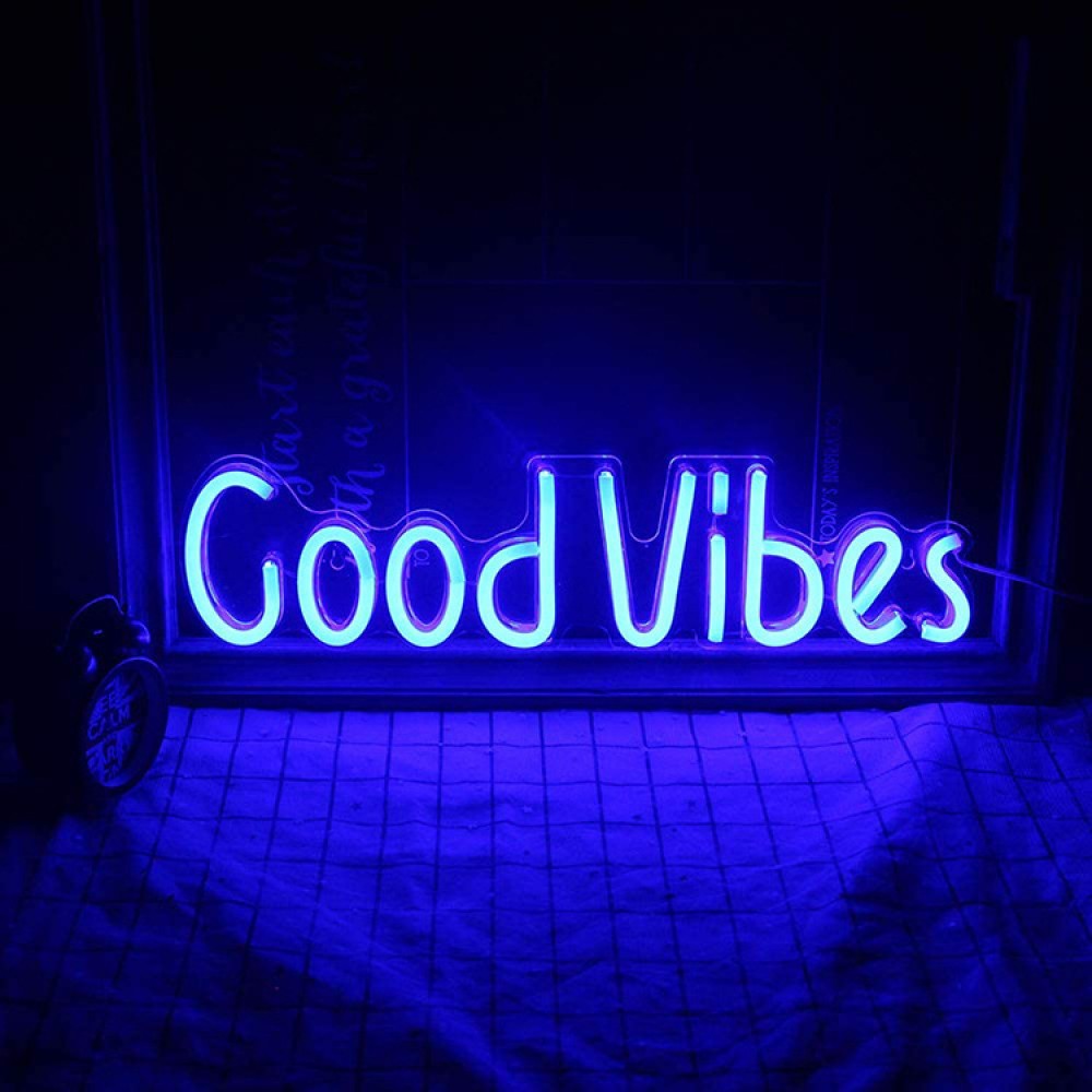 Good Vibes neon sign 60cm wide - Image 4