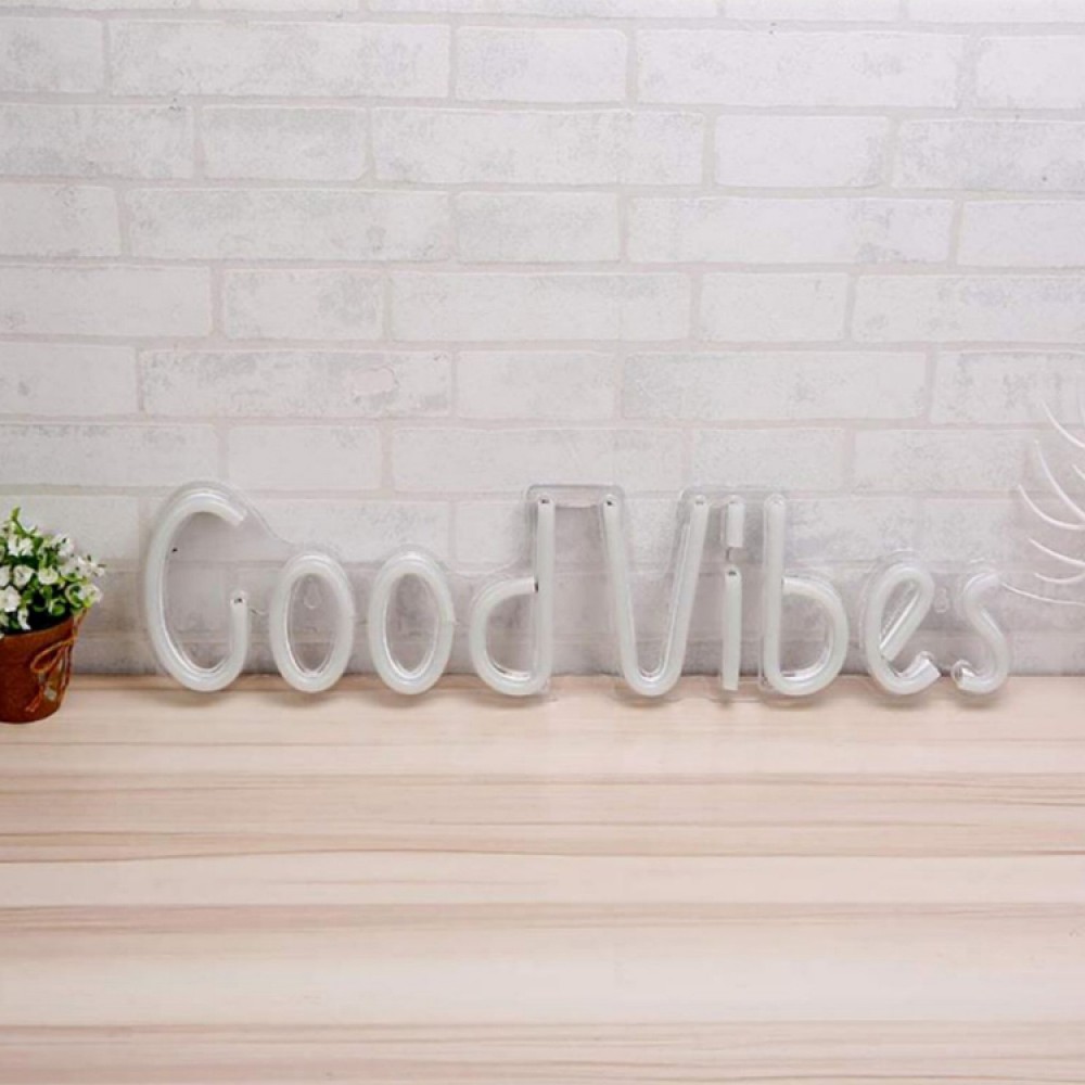 Good Vibes neon sign 60cm wide - Image 3