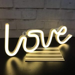 Love Warm white Neon Sign 35cm wide