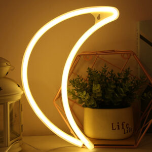 Moon Neon Sign 30cm high