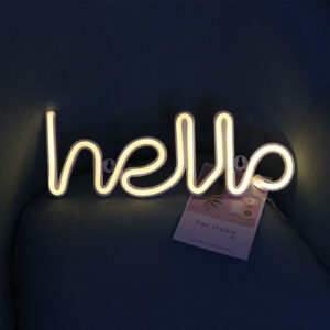 Hello Neon Sign 40x15cm