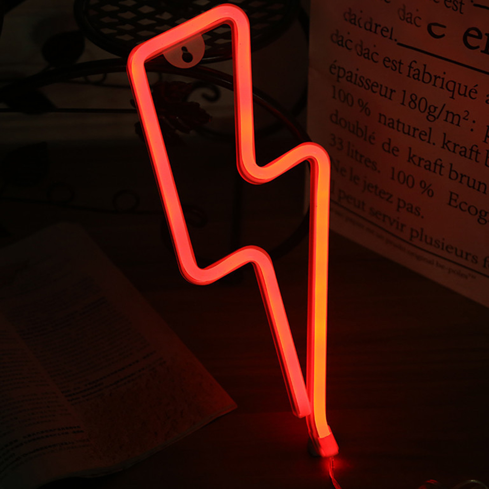 Lightning Bolt Neon Sign 30cm high - Image 7