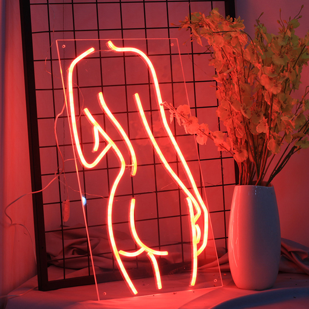 Woman Back View neon sign - 60x30cm - Image 4