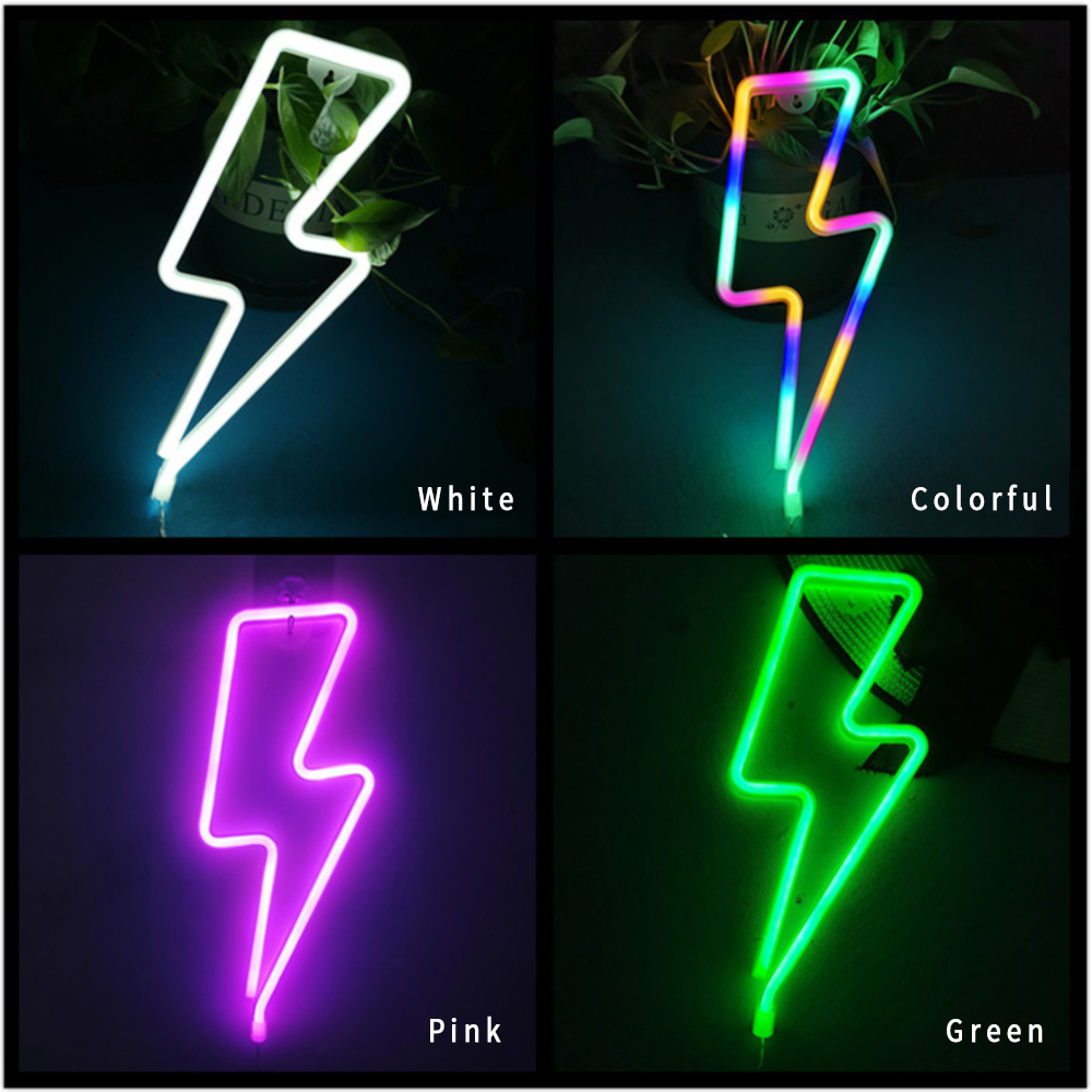 Lightning Bolt Neon Sign 30cm high - Image 8