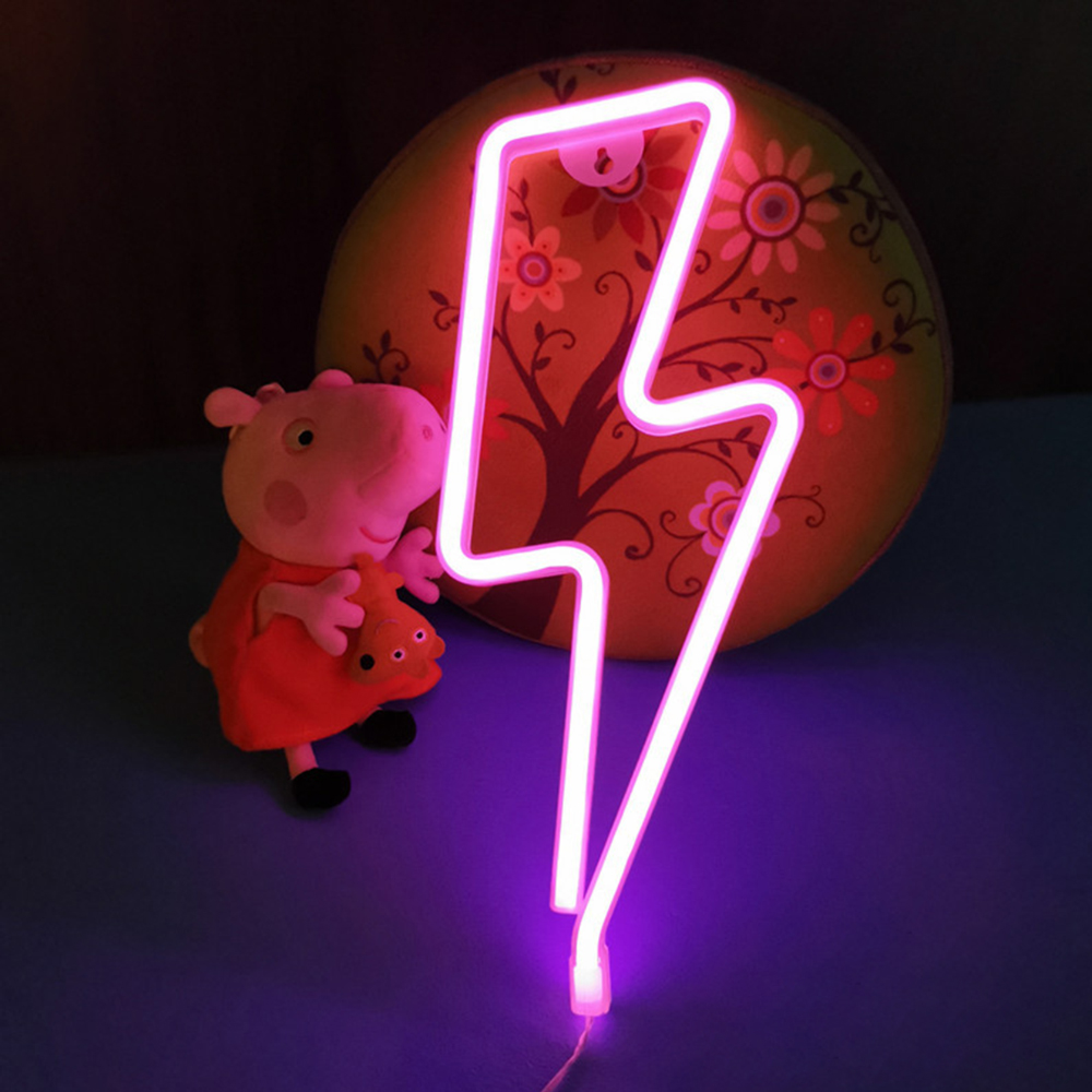 Lightning Bolt Neon Sign 30cm high - Image 6