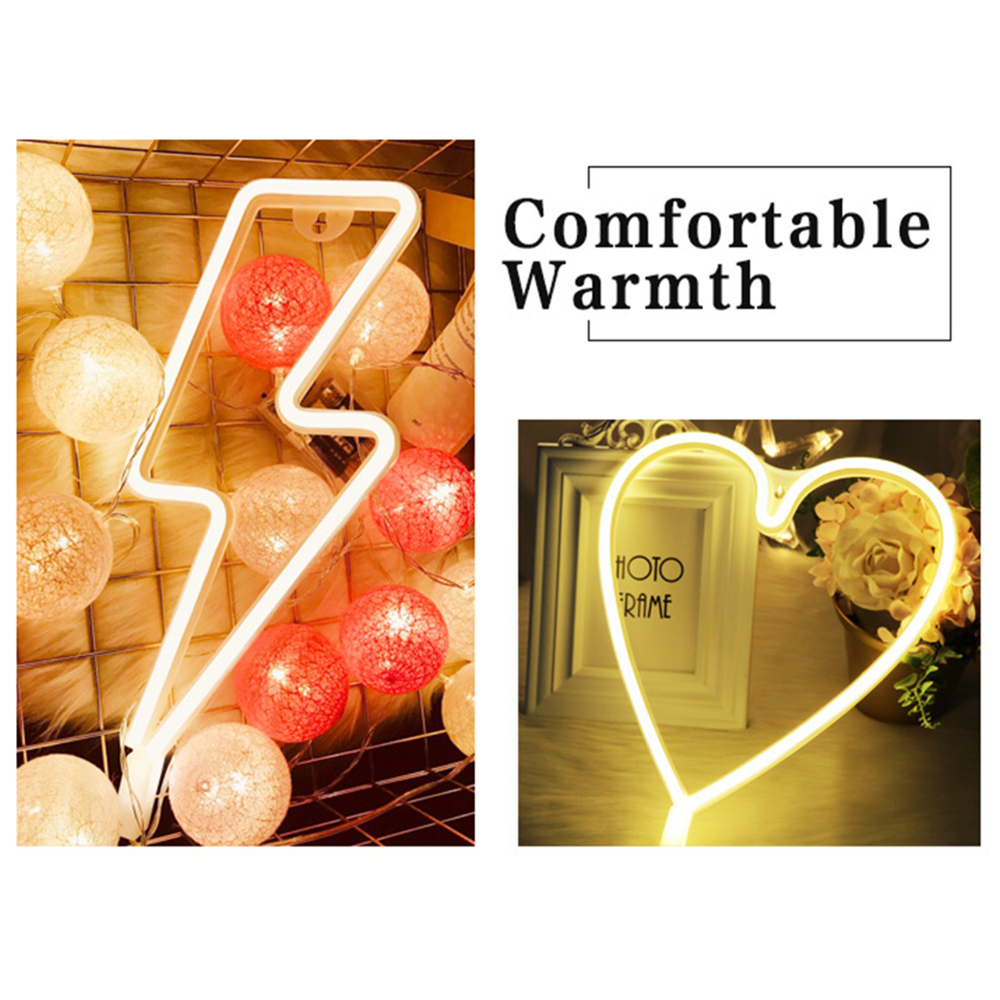 Lightning Bolt Neon Sign 30cm high - Image 3