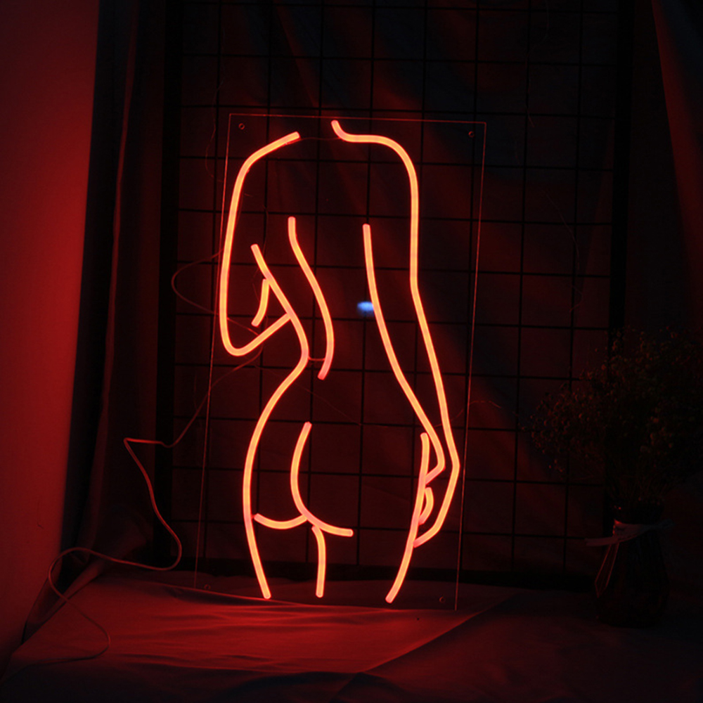 Woman Back View neon sign - 60x30cm - Image 2