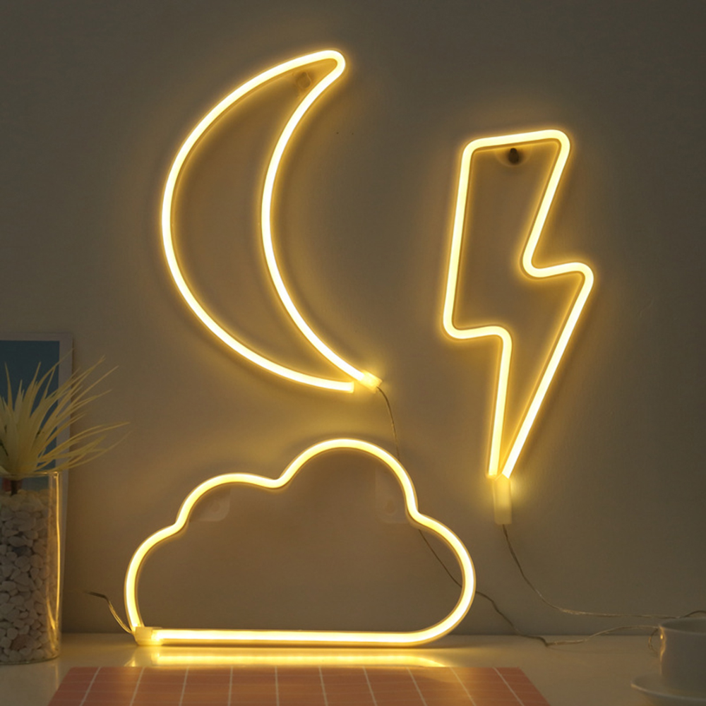 Lightning Bolt Neon Sign 30cm high - Image 2