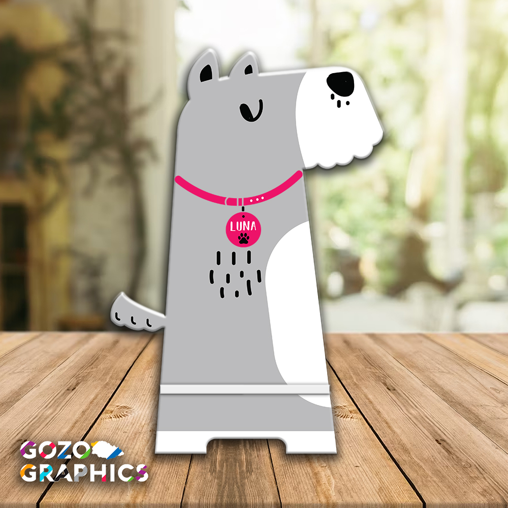 Schnauzer-shaped phone stand - Image 3