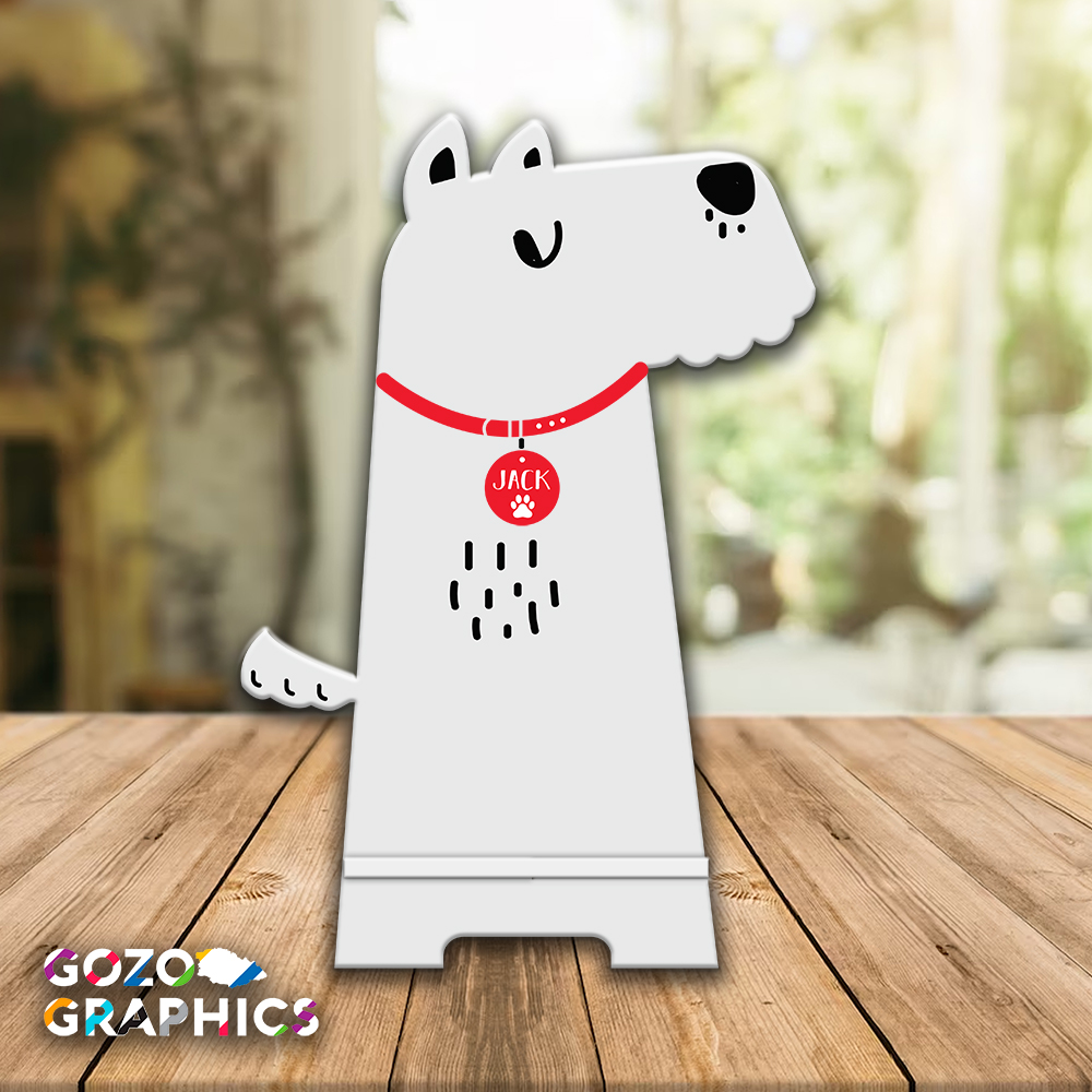 Schnauzer-shaped phone stand - Image 4