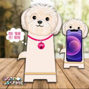 Shitzu-shaped phone stand