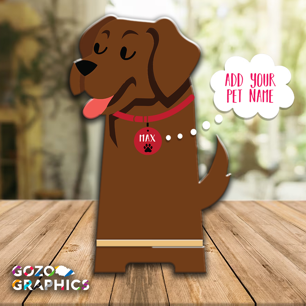 Labrador-shaped phone stand - Image 4